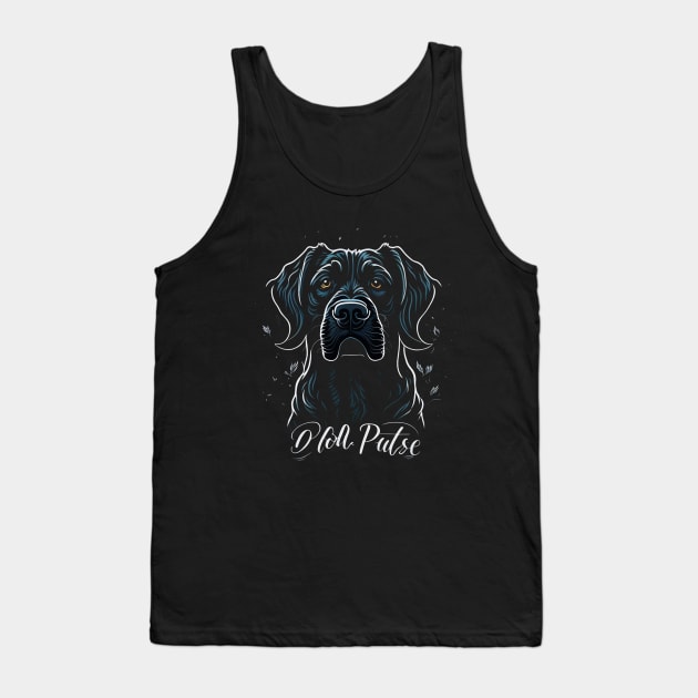 Pet DOG Tank Top by Illustro Art